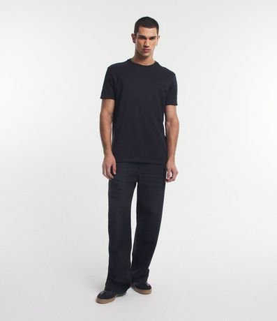 Remera Comfort en Algodón con Ligera Textura 2