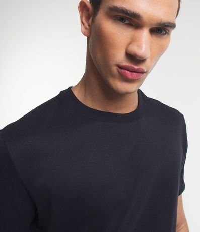 Remera Comfort en Algodón con Ligera Textura 4