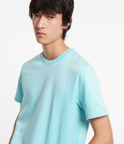 Remera Comfort en Algodón con Ligera Textura 4