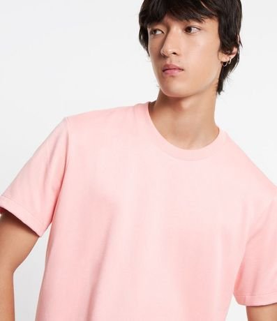 Remera Comfort en Algodón con Ligera Textura 4