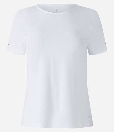 Remera Deportiva Texturizada con Detalle Reflectante 4