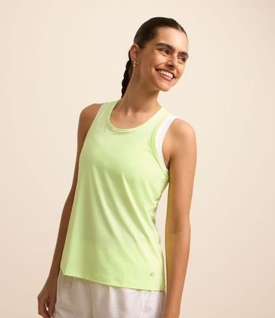 Musculosa Nadador Deportiva en Microfibra con Furos 2