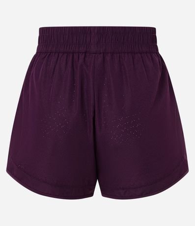 Bermuda Runner Deportiva en Microfibra Ligera con Textura de Agueros 6