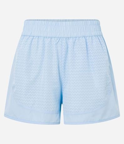 Bermuda Runner Deportiva en Microfibra Ligera con Textura de Agueros 5