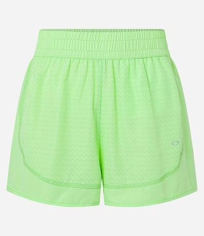 Bermuda Runner Deportiva en Microfibra Ligera con Textura de Agueros 5
