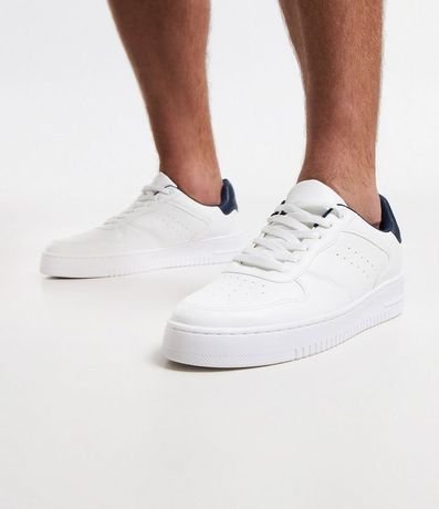 Championes Street en Material Sintético con Cordón y Recortes 7