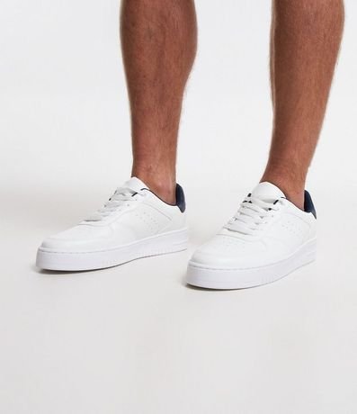 Championes Street en Material Sintético con Cordón y Recortes 2