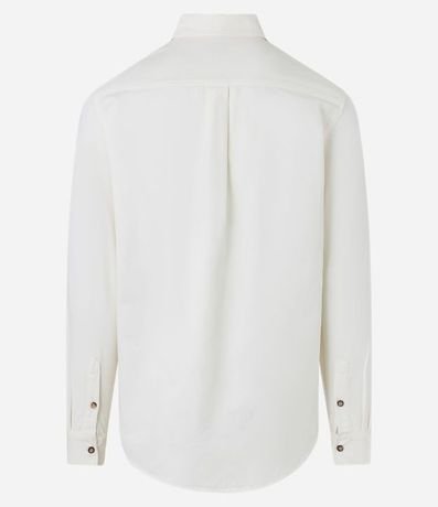 Camisa Comfort en Algodón con Bolsillos Solapa y Abotonado 8