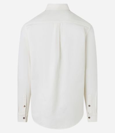 Camisa Comfort en Algodón con Bolsillos Solapa y Abotonado 9
