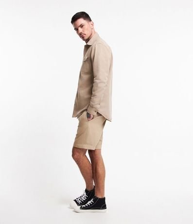 Camisa Lisa en Sarga 5