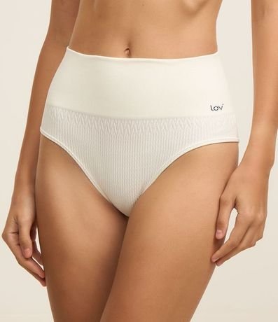 Bombacha Alta en Microfibra con Textura y Sin Costura 1