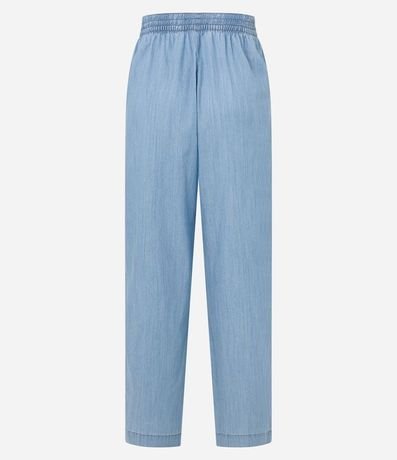 Pantalón Pantacourt en Jeans con Cintura Elástica 6