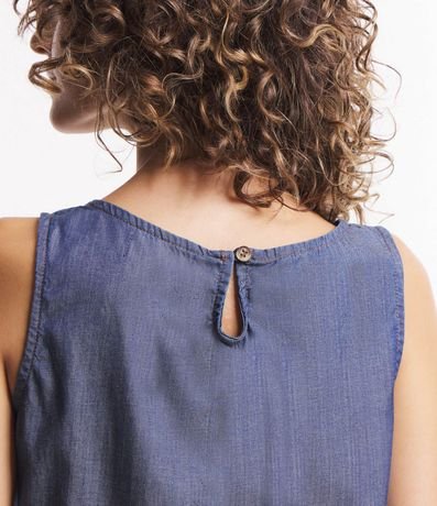 Blusa Musculosa en Jeans con Recortes 6