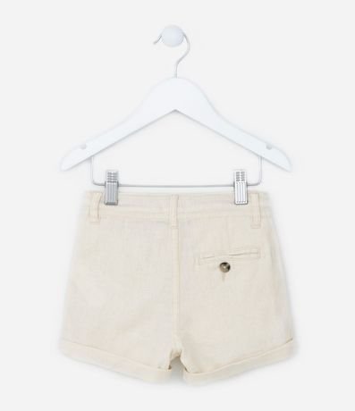 Bermuda Infantil en Lino con Cordón en la Cintura - Talle 1 a 5 años 2