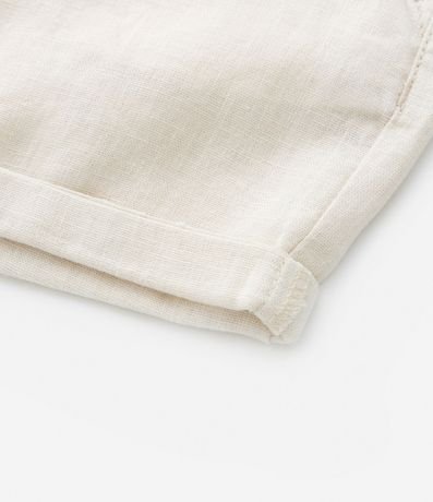 Bermuda Infantil en Lino con Cordón en la Cintura - Talle 1 a 5 años 3