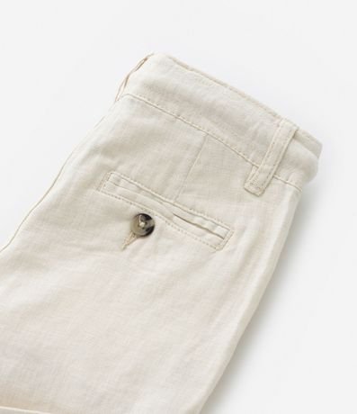 Bermuda Infantil en Lino con Cordón en la Cintura - Talle 1 a 5 años 6