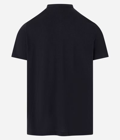 Remera en Algodón con Textura y Cuello Padre 7