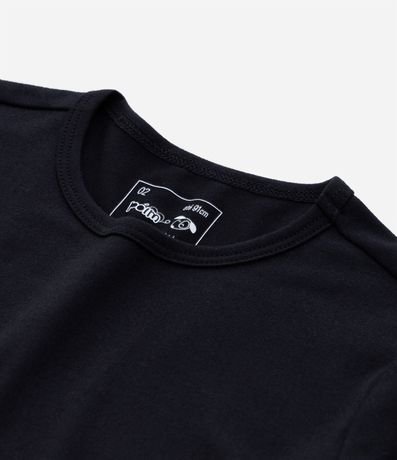 Remera Básica Infantil en Suedine con Etiqueta en loj Bajo - Talle 1 al 5 años 4