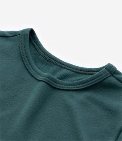 Remera Básica Infantil en Suedine con Etiqueta en loj Bajo - Talle 1 al 5 años 6