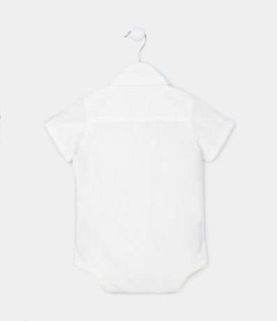 Body Camisa Infantil en Tricolina con Pequeño Bolsillo - Talle 03 a 18 meses 3
