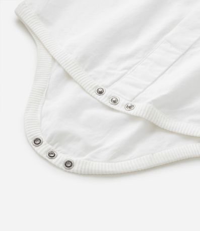 Body Camisa Infantil en Tricolina con Pequeño Bolsillo - Talle 03 a 18 meses 8