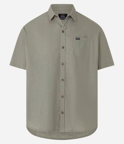 Camisa Relaxed en Cáñamo con Bolsillo 4