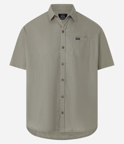 Camisa Relaxed en Cáñamo con Bolsillo 5