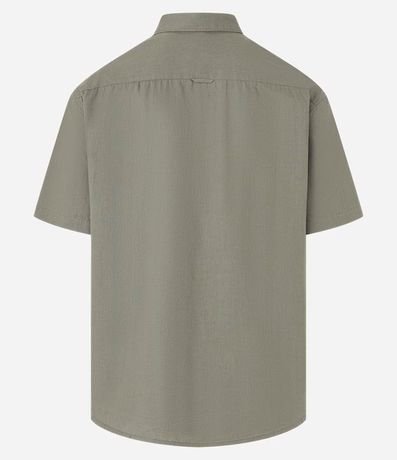 Camisa Relaxed en Cáñamo con Bolsillo 5