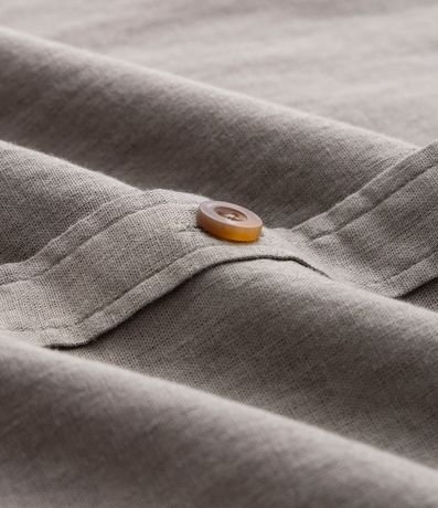 Camisa Relaxed en Cáñamo con Bolsillo 3