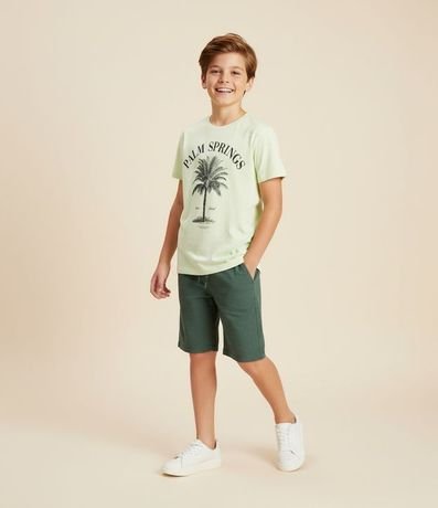 Bermuda Infantil con Forro y Cintura Elástica - Talle 5 a 14 años