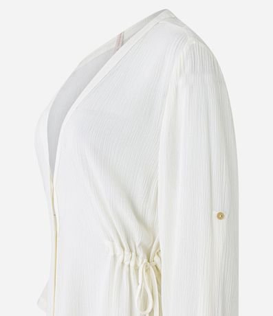 Salida de Playa Bata Maquinetada con Botones y Regulador Lateral 6