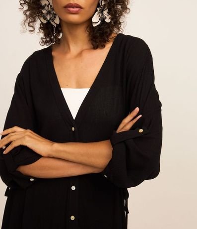 Salida de Playa Bata Maquinetada con Botones y Regulador Lateral 3