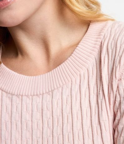 Blusa en Punto Leve con Texturas 3