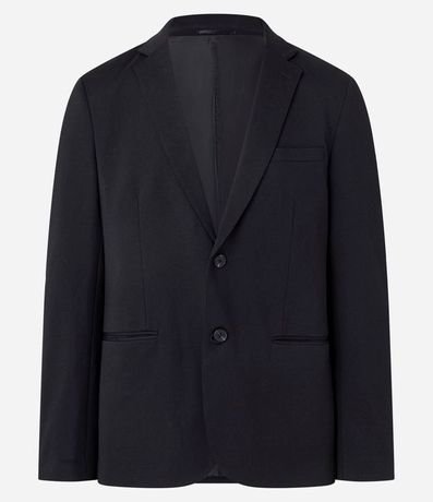 Blazer en Tricolina con Ligera Textura 8