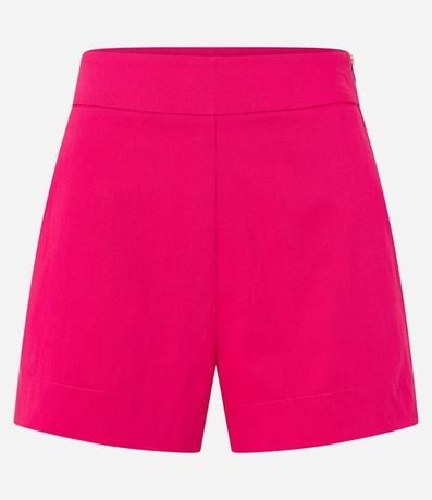 Short en Bengaline con Cremallera Tratorado en la Lateral 5