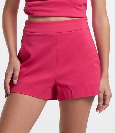 Short en Bengaline con Cremallera Tratorado en la Lateral 2