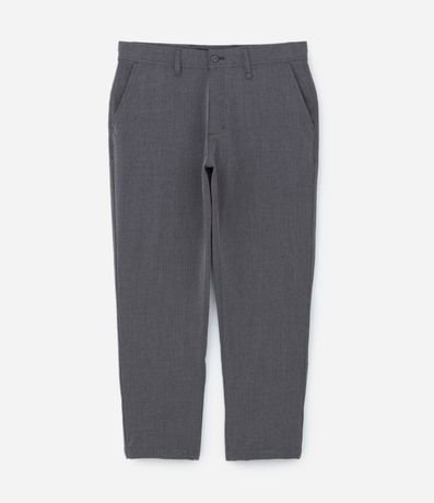 Pantalón Básica Slim Cropped Sastrería con Elastano 5