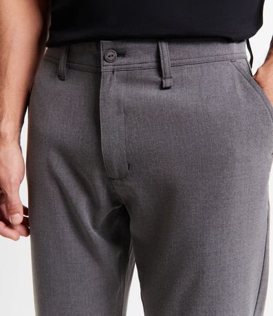 Pantalón Básica Slim Cropped Sastrería con Elastano 4