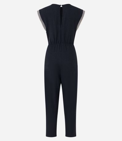 Mono en Viscosa con Sisa de Punto y Lazo en la Cintura 7