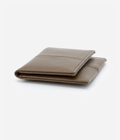 Billetera Plegable Pequeña con Pespunto 3