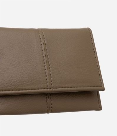 Billetera Plegable Pequeña con Pespunto 4