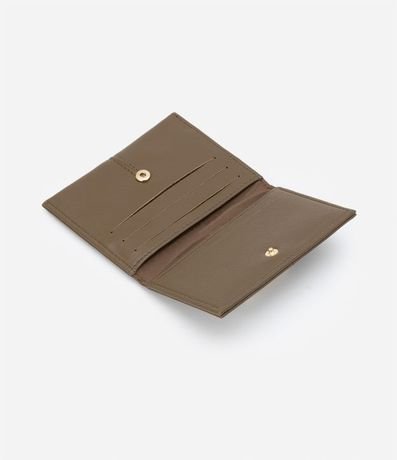 Billetera Plegable Pequeña con Pespunto 5