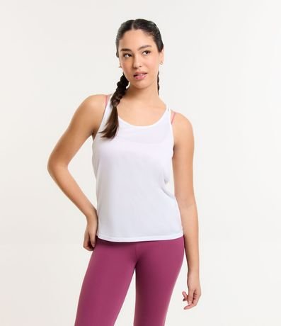 Musculosa Deportiva en Microfibra con Breteles Dobles