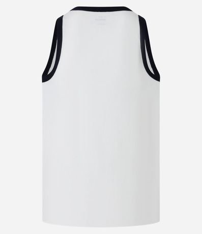 Musculosa en Rib con Bies Contrastante 7