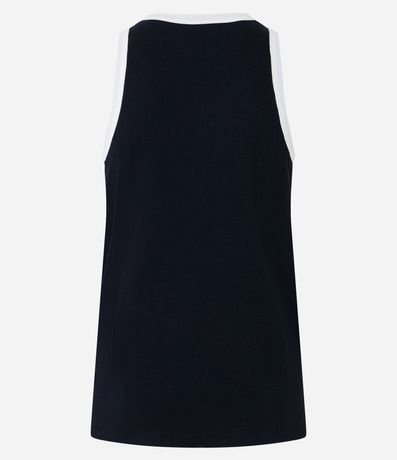 Musculosa en Rib con Bies Contrastante 8