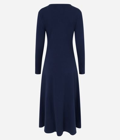 Vestido Midi en Malla Rib con Detalle para Franzir 8