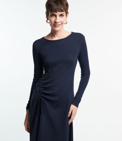 Vestido Midi en Malla Rib con Detalle para Franzir 2