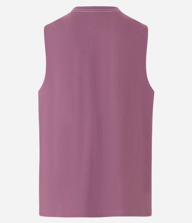 Musculosa en Algodón con Cuello Redondo y Tag en el Bajo 7