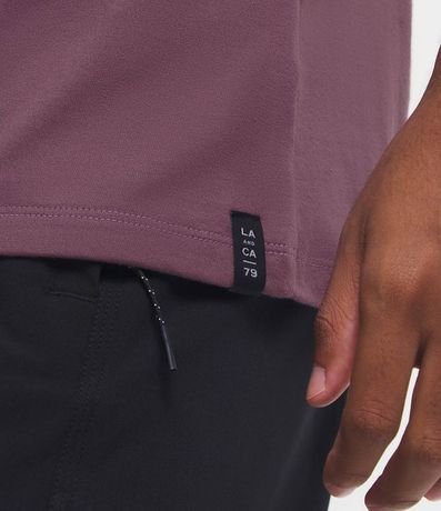 Musculosa en Algodón con Cuello Redondo y Tag en el Bajo 5