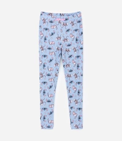 Pijama Infantil Acanalado con Estampa Stitch - Talle 5 a 14 años 8